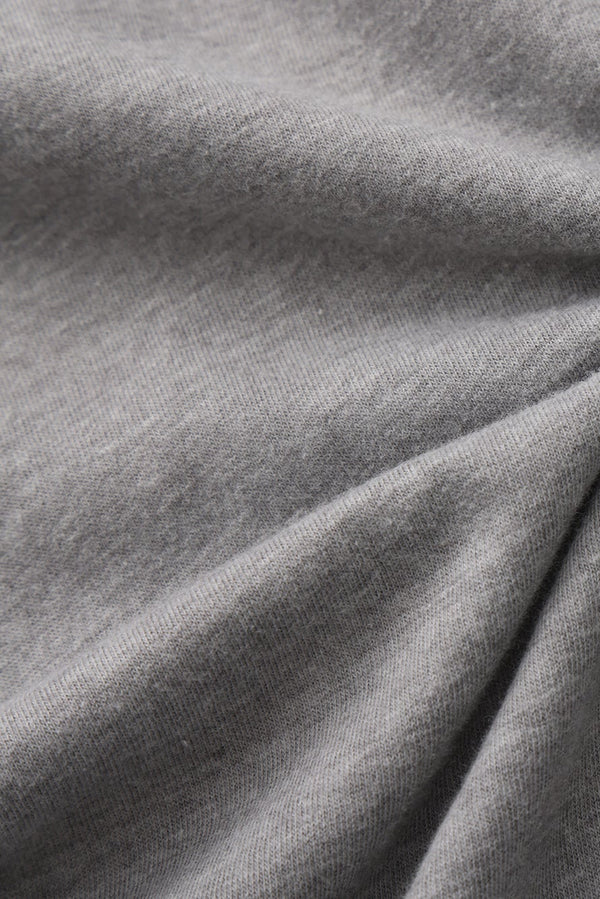 Melange Gray Crew Neck