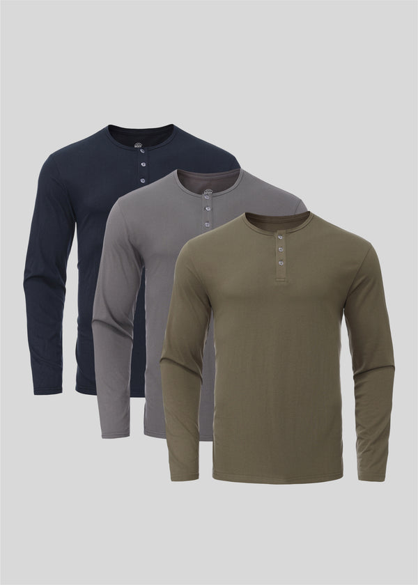 Rhapsody Henley 3-pack