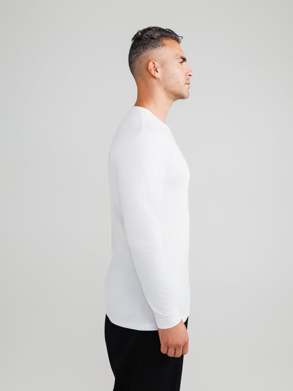White Long Sleeve 3-pack