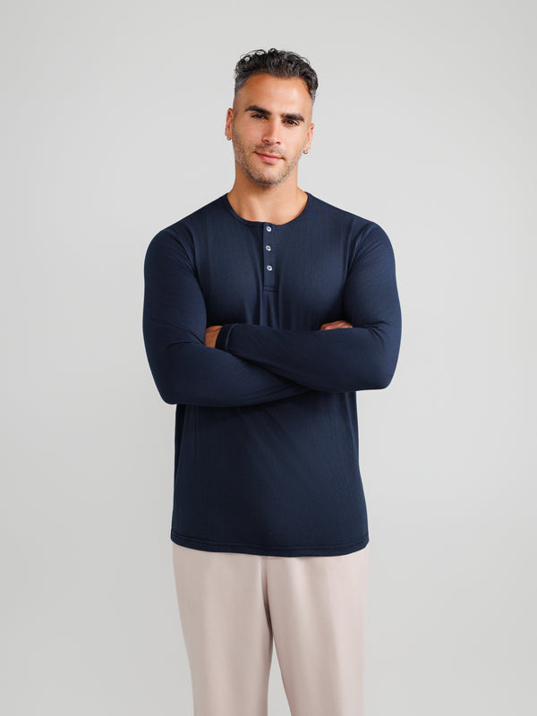 Navy Henley