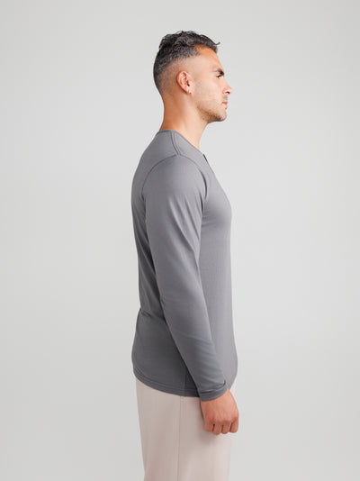 Dark Gray Henley