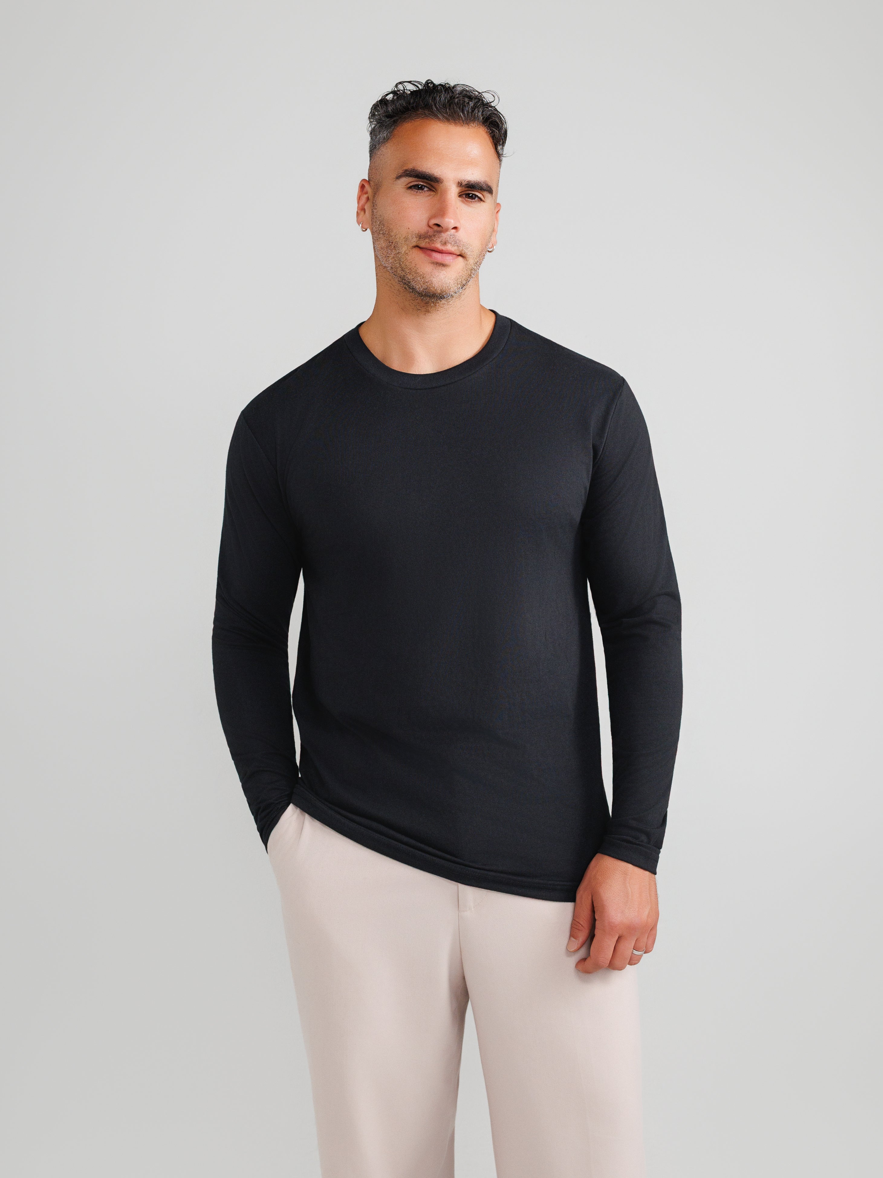 Black Long Sleeve 3-pack
