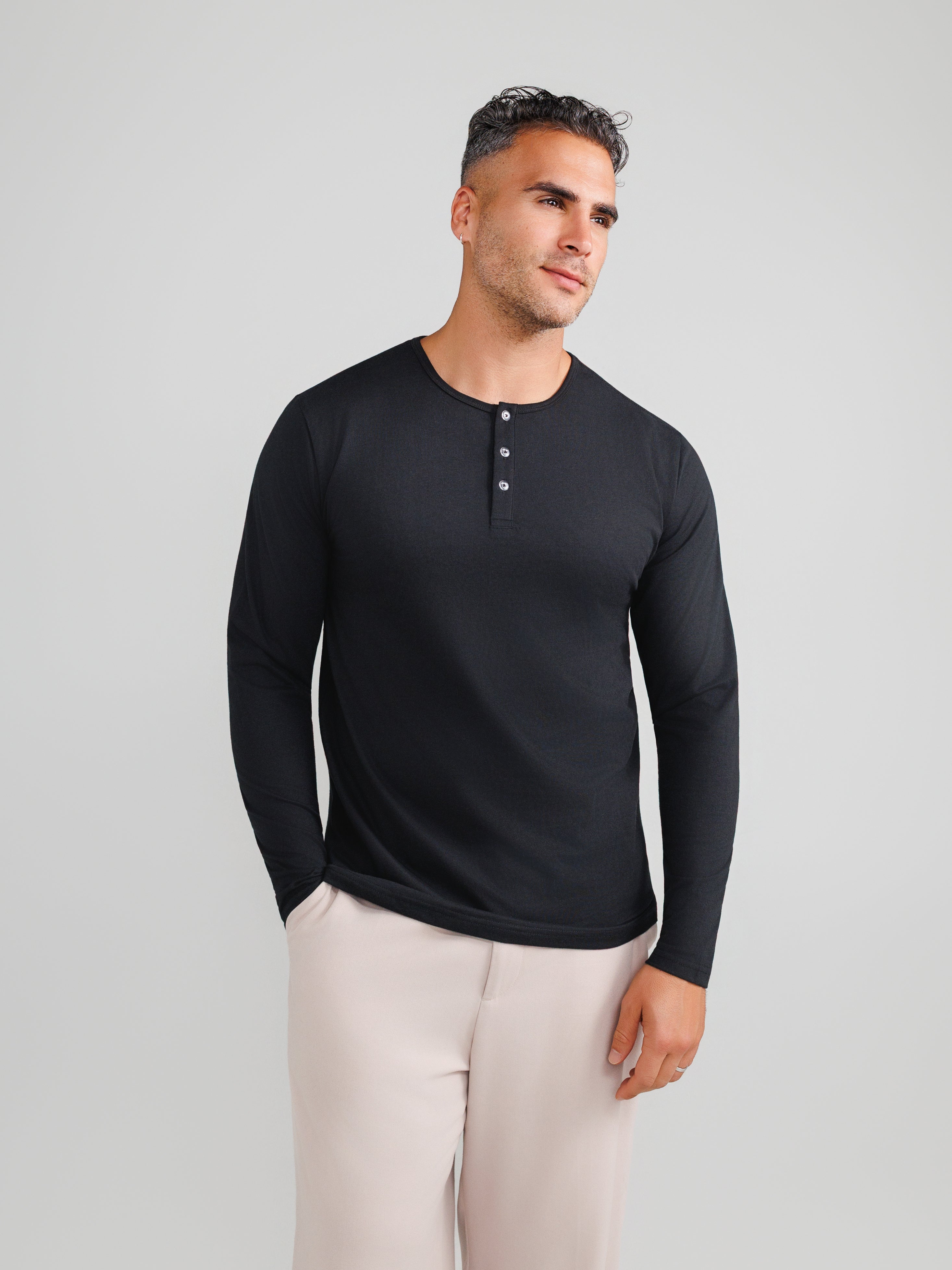 Yinyang Henley 6-pack