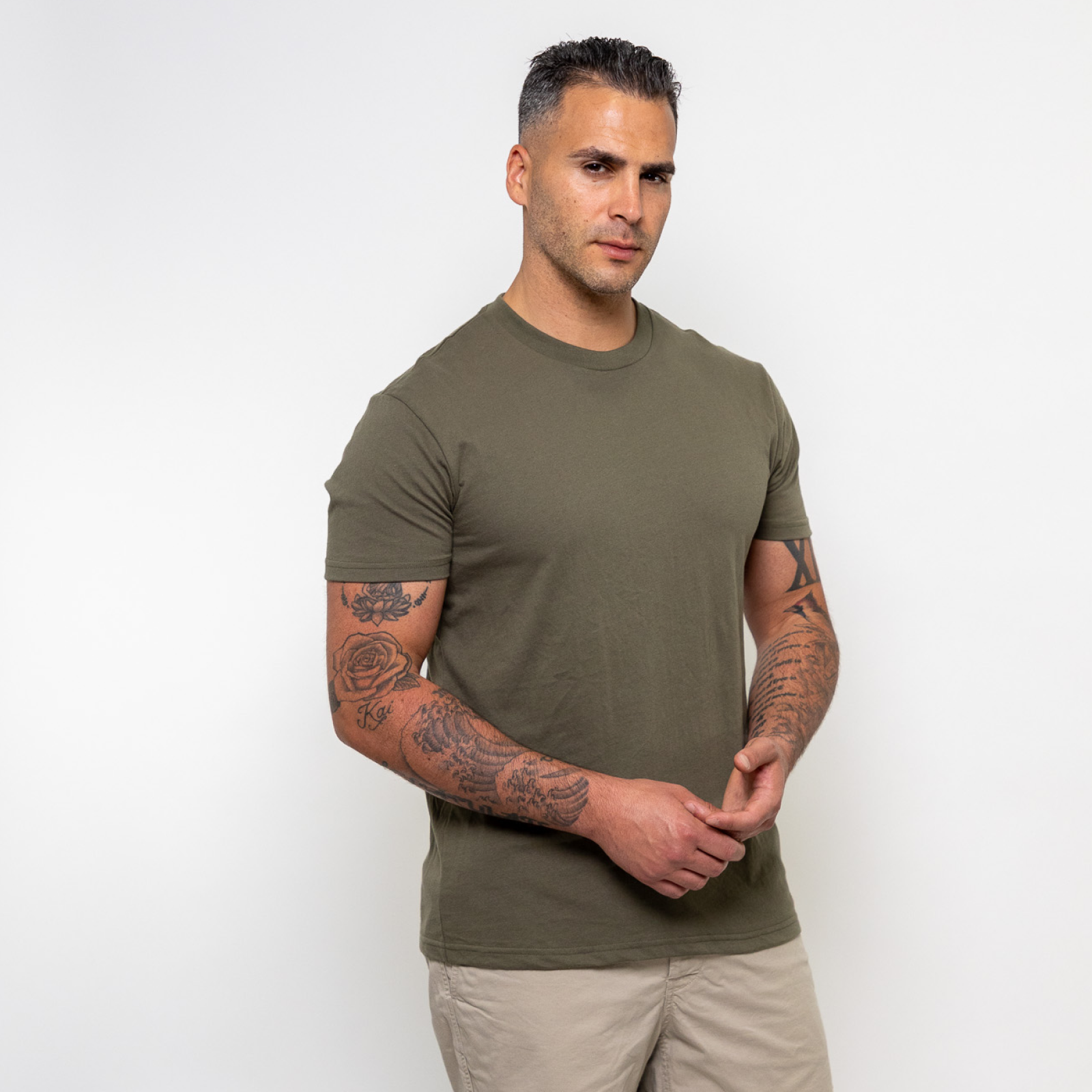 Olive Crew Neck