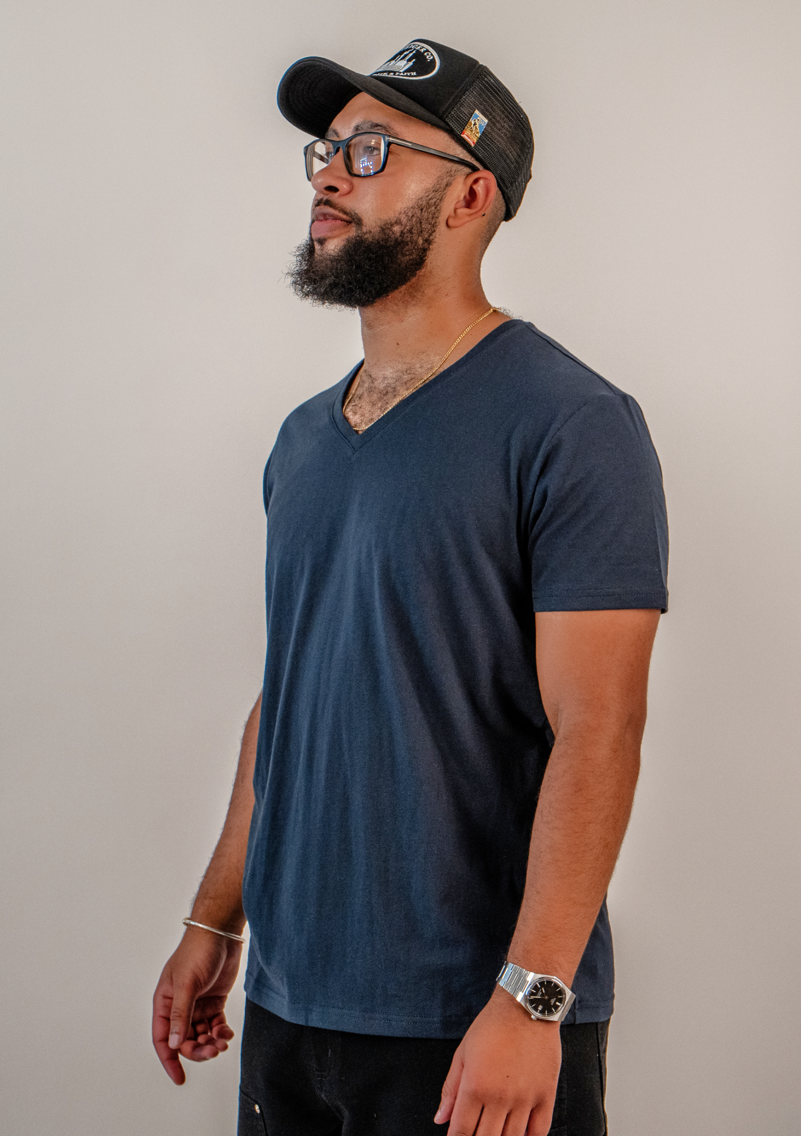 Navy V-Neck 3-pack