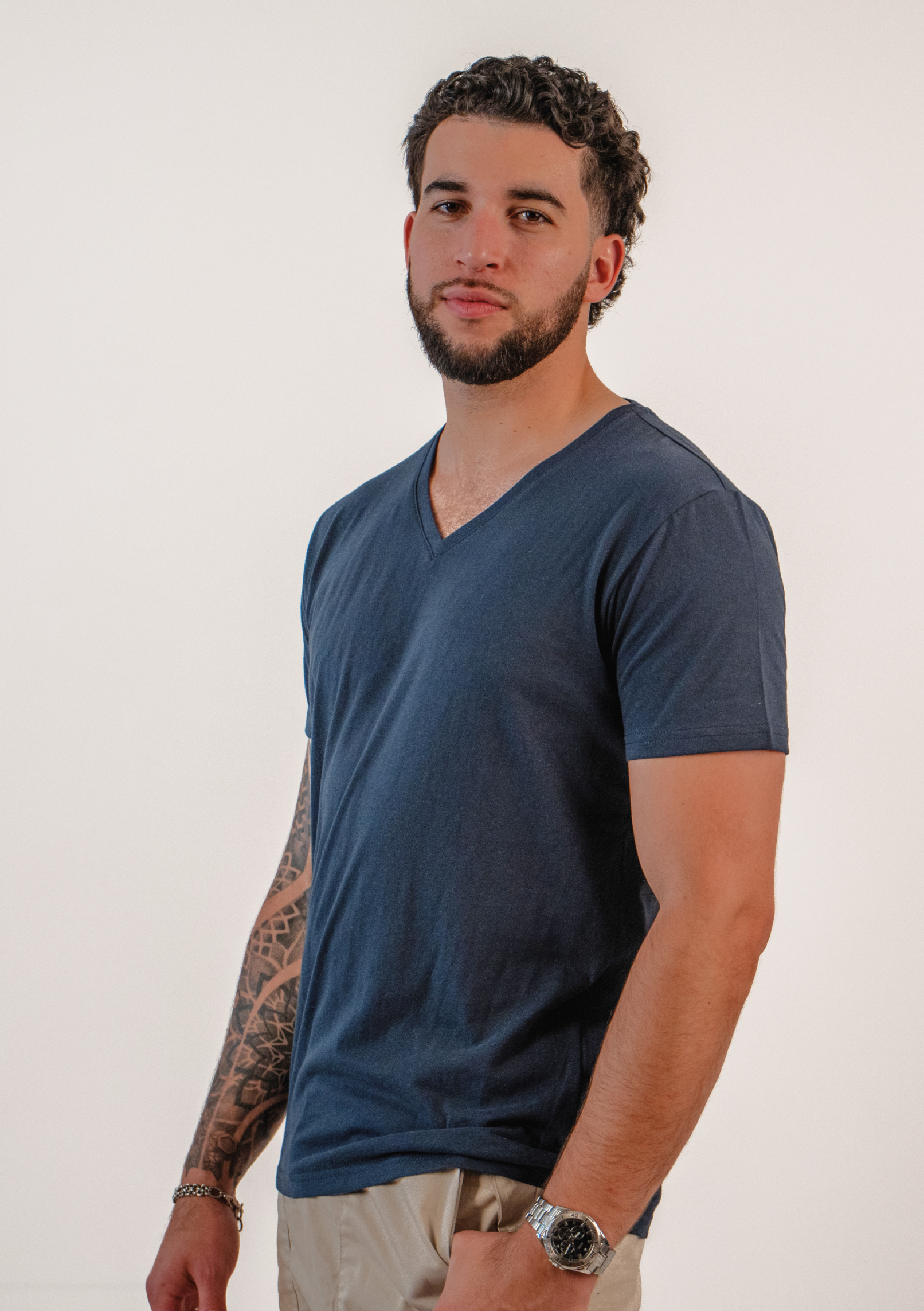 Navy V-Neck 3-pack