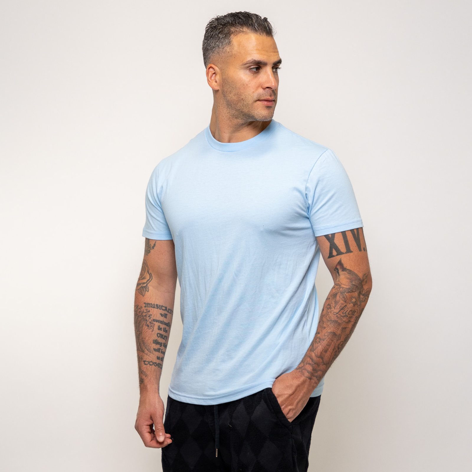 Baby Blue Crew T-Shirt