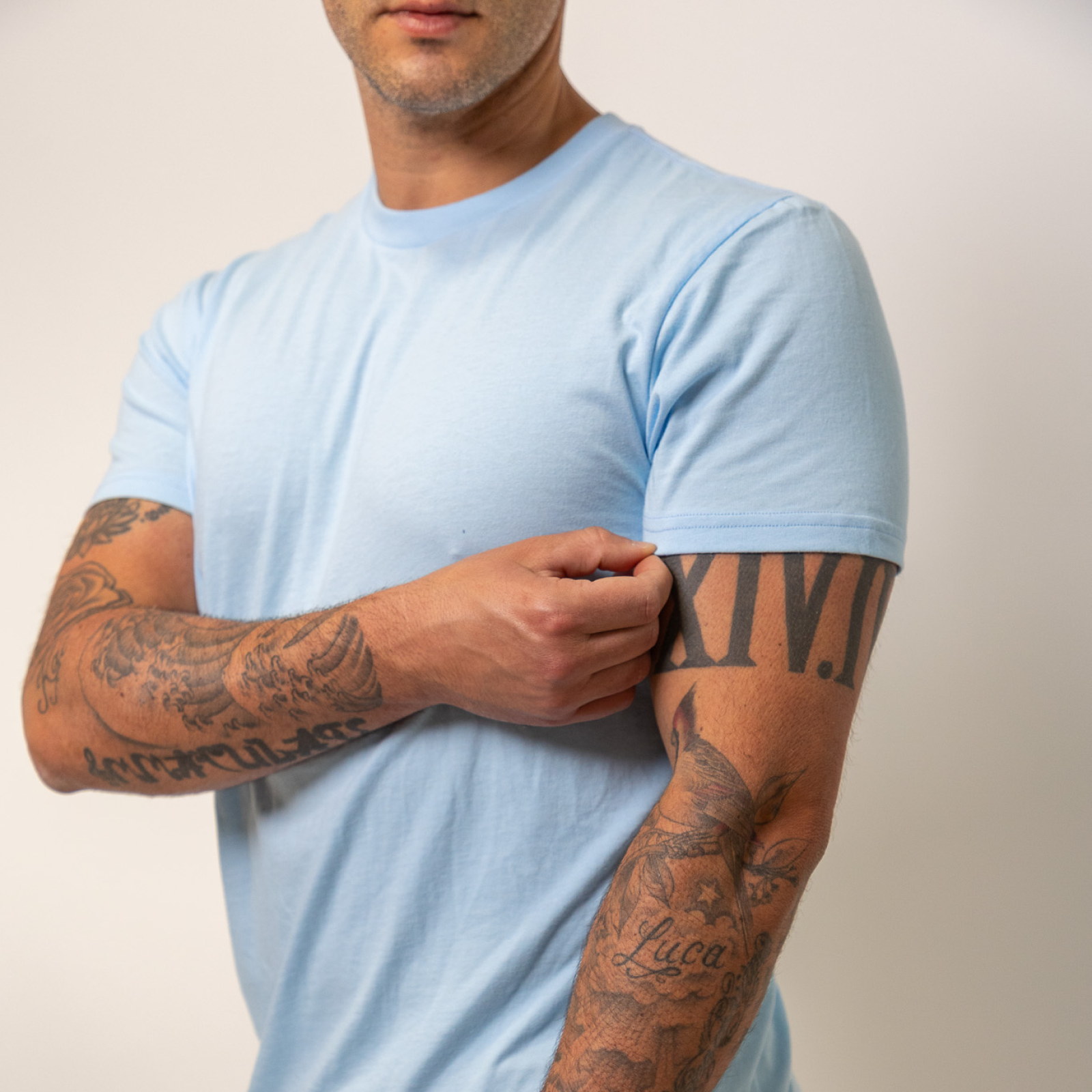 Baby Blue Crew T-Shirt