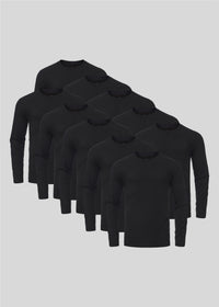 Black Long Sleeves 10-pack