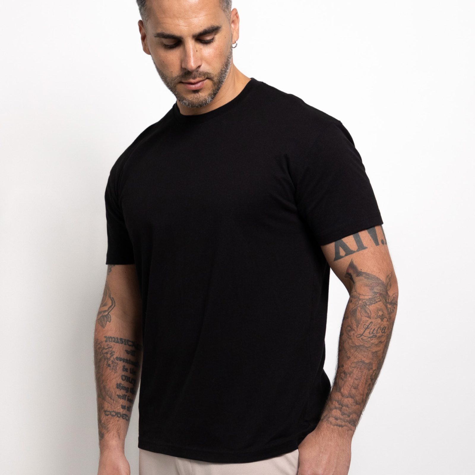 Black Crew Neck T-Shirt