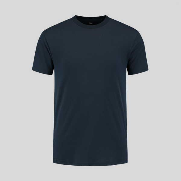 Navy Ronde Hals T-shirt