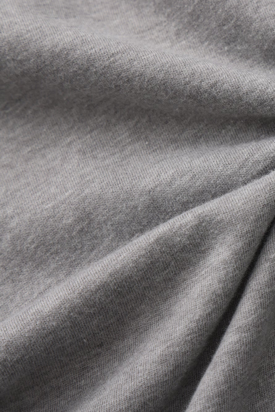 Melange Gray Crew Neck