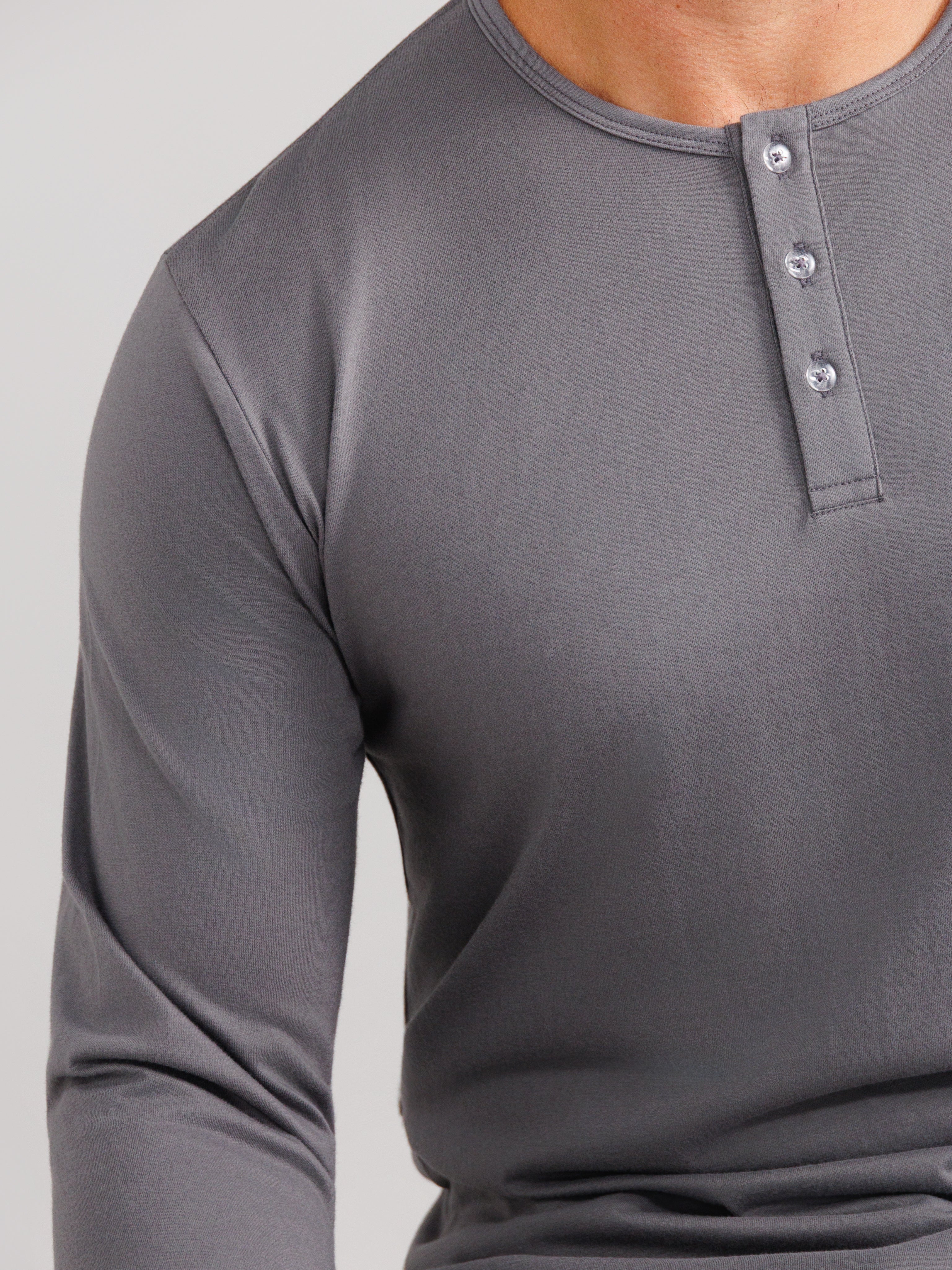 Dark Gray Henley