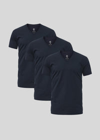 Pacco 3 Blu Navy Scollo a V