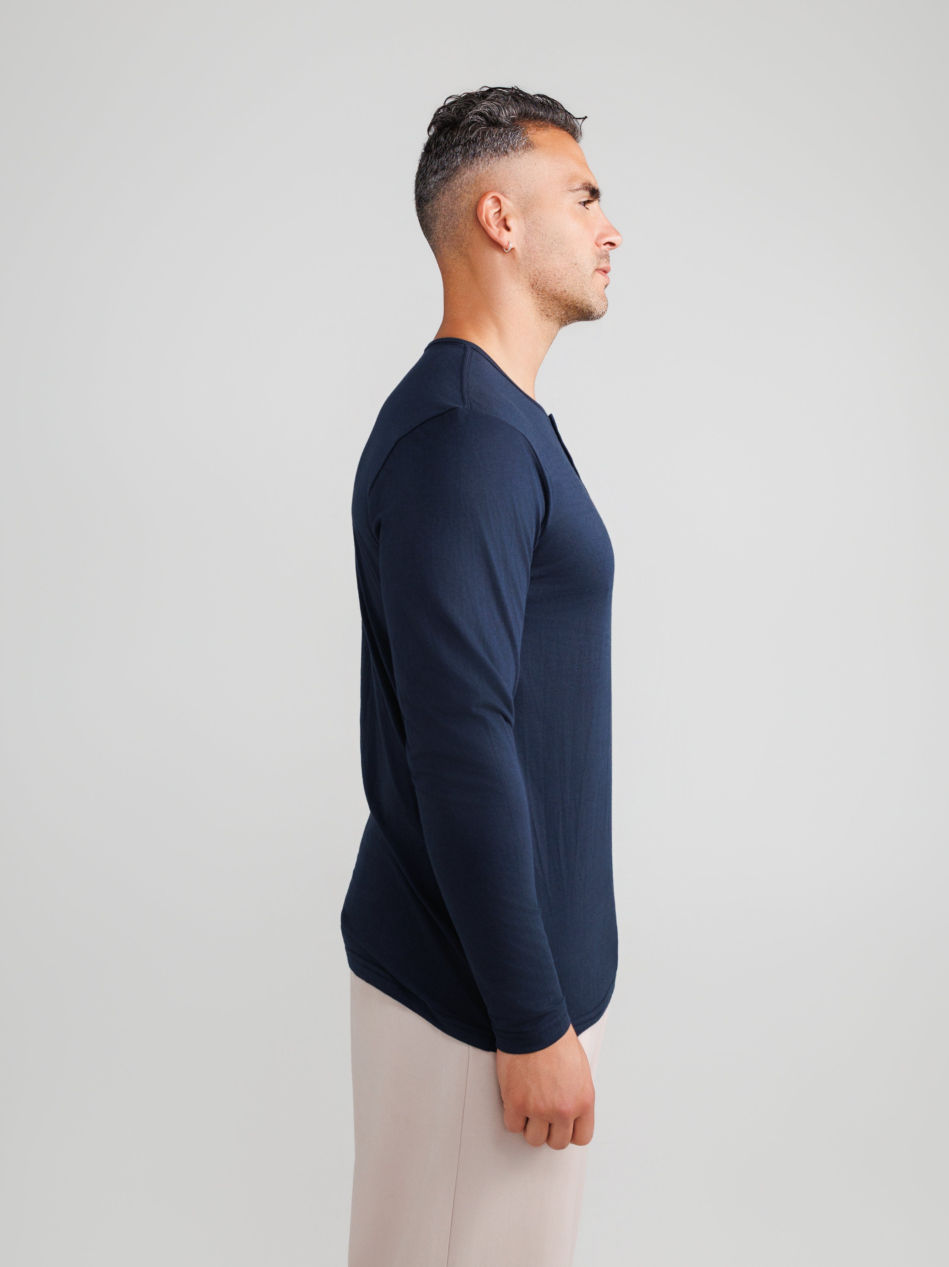 Navy Henley