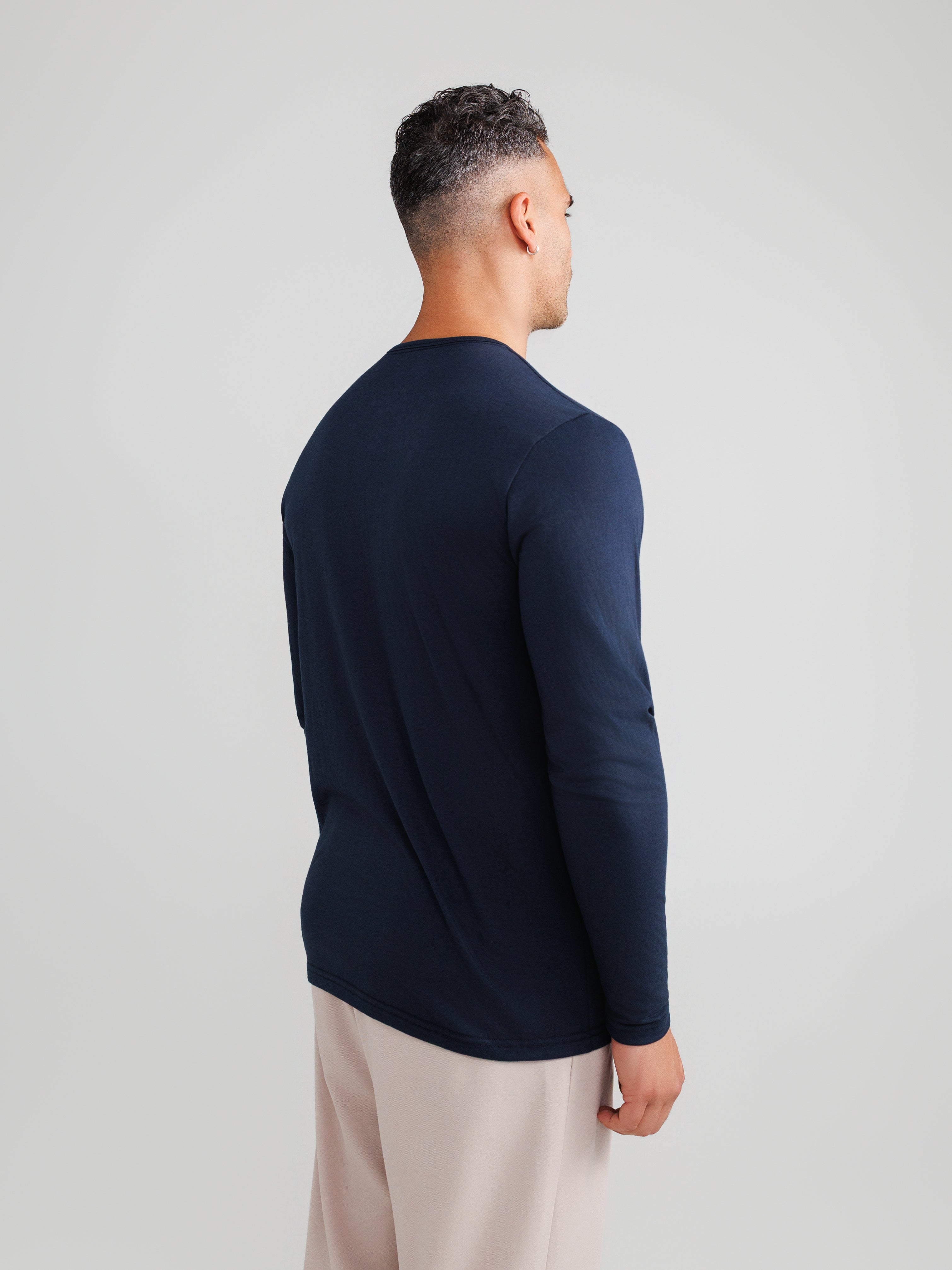 Navy Henley