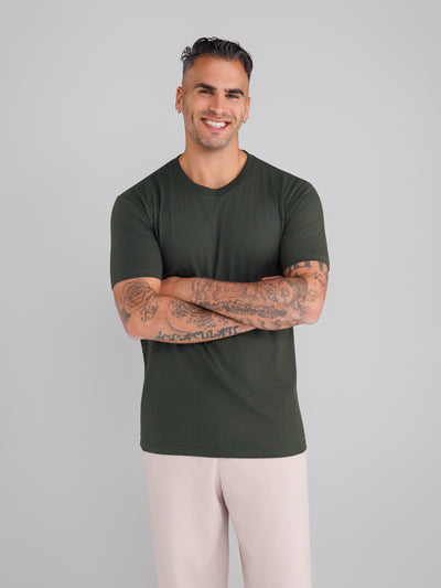 Dark Olive Crew Neck