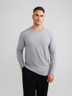 Melange Gray Long Sleeve
