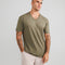 Olive V-Neck T-shirts