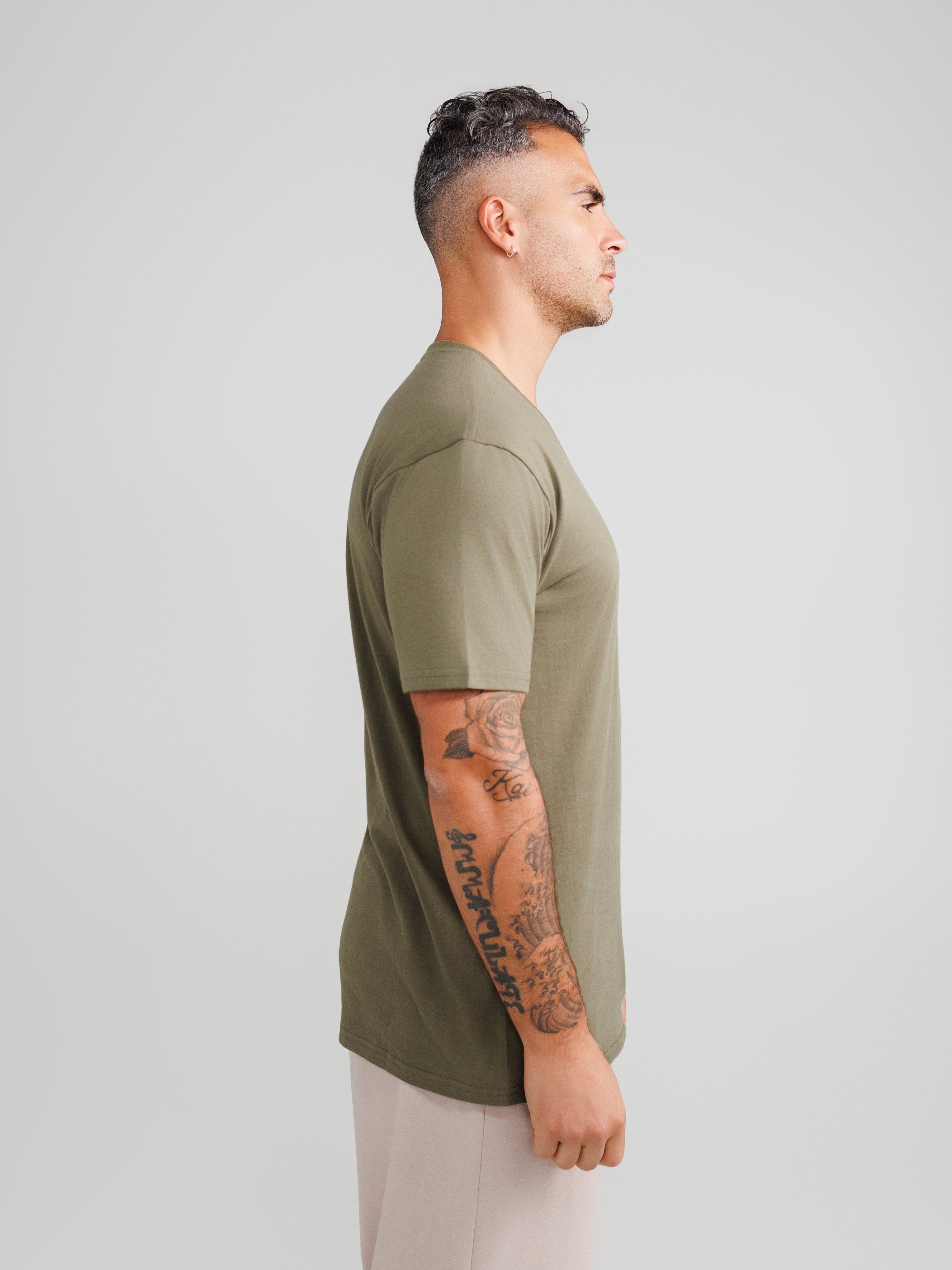 Olive V-Neck