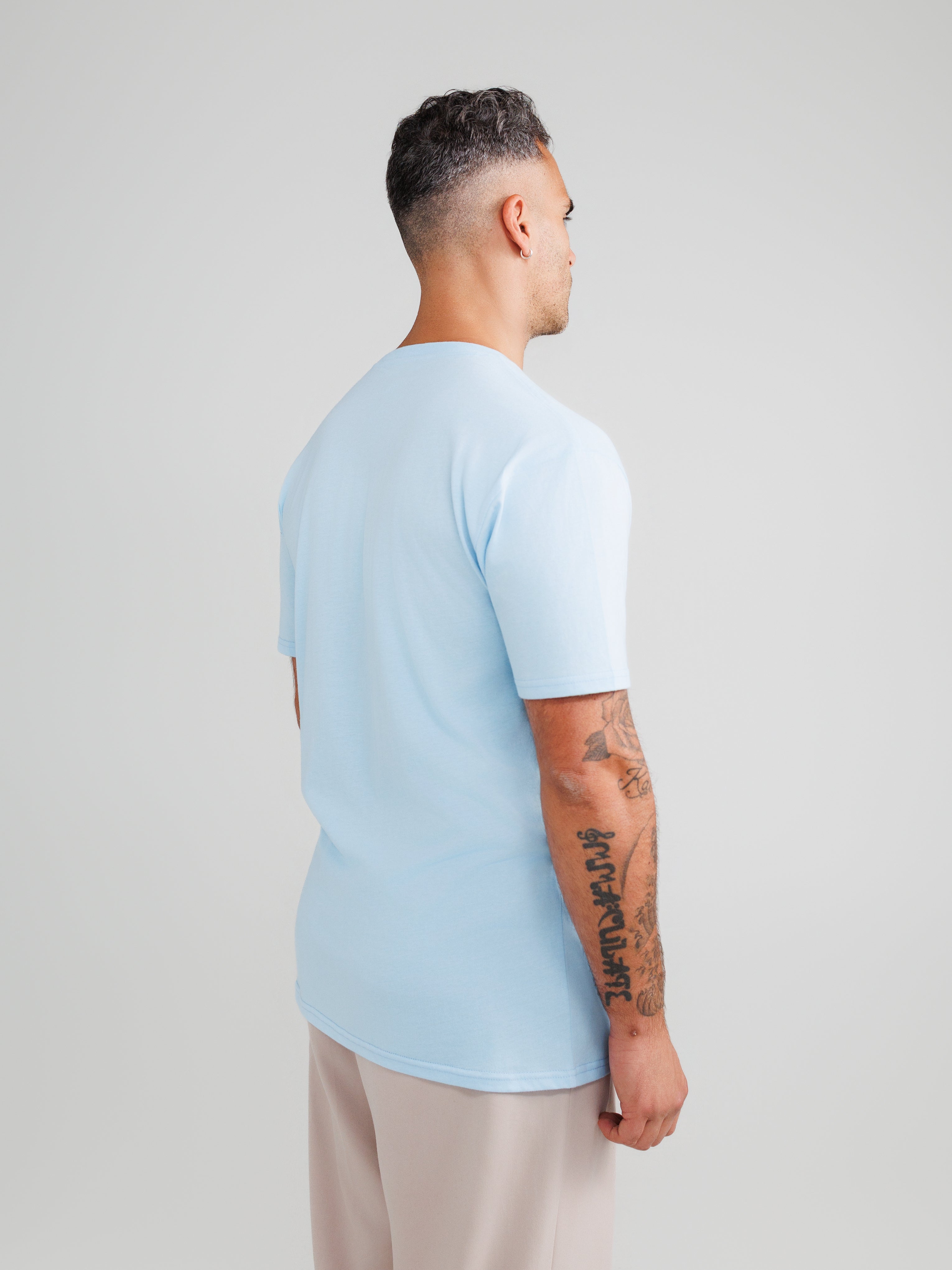 Baby Blue V-Neck