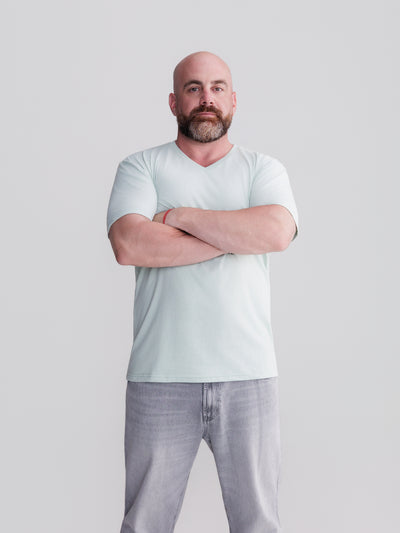 Mint Green V-Neck